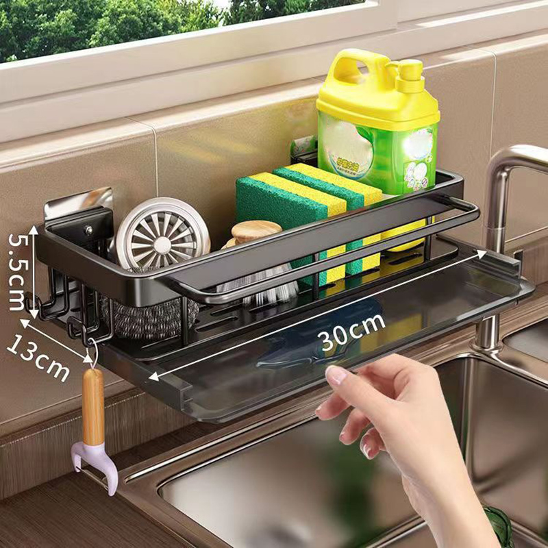 Kitchen Gadgets Cabinet - 1pcs Multifunctional Wall-mounted Drain Rack Kitchen