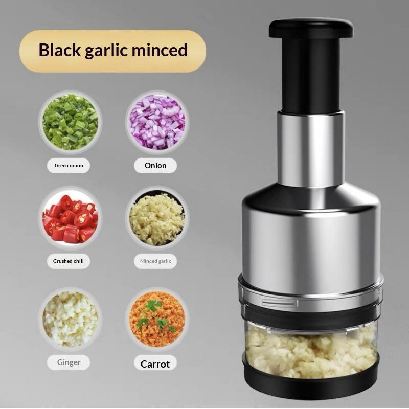 Manual Garlic Press - 304 Stainless Steel Hand Manual Mincer