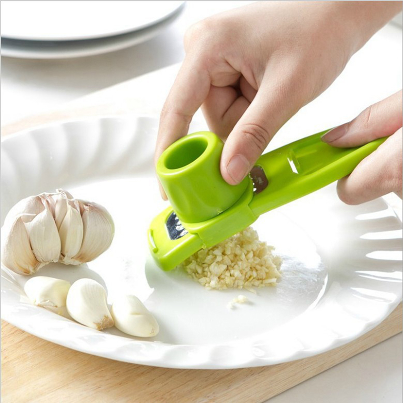 Manual Garlic Press - 1 Pack Mini Garlic Grinder Creative