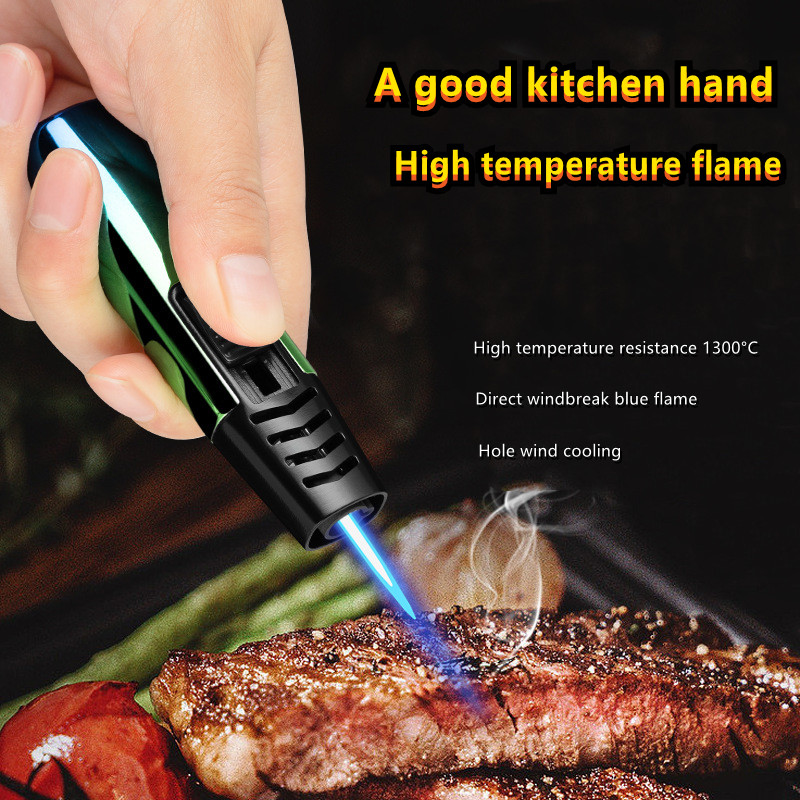 Small Kitchen Gadgets Gifts - Metal Gradual Change Spray Gun Lighter