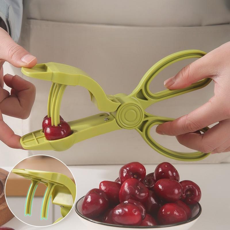 Cherry Pitter Tool - Ergonomic Handle Cherry Pit Remover Efficient