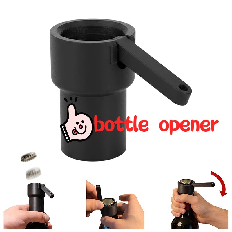 Small Kitchen Gadgets Gifts - Bottle Opener Emitter Bottle Cap Opener