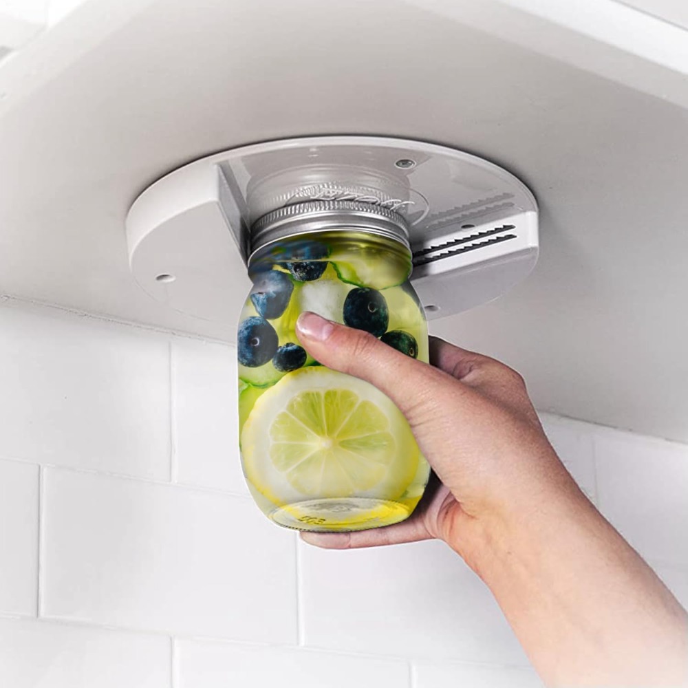 Kitchen Gadgets Cabinet - 1pc Under Cabinet Jar Openers for