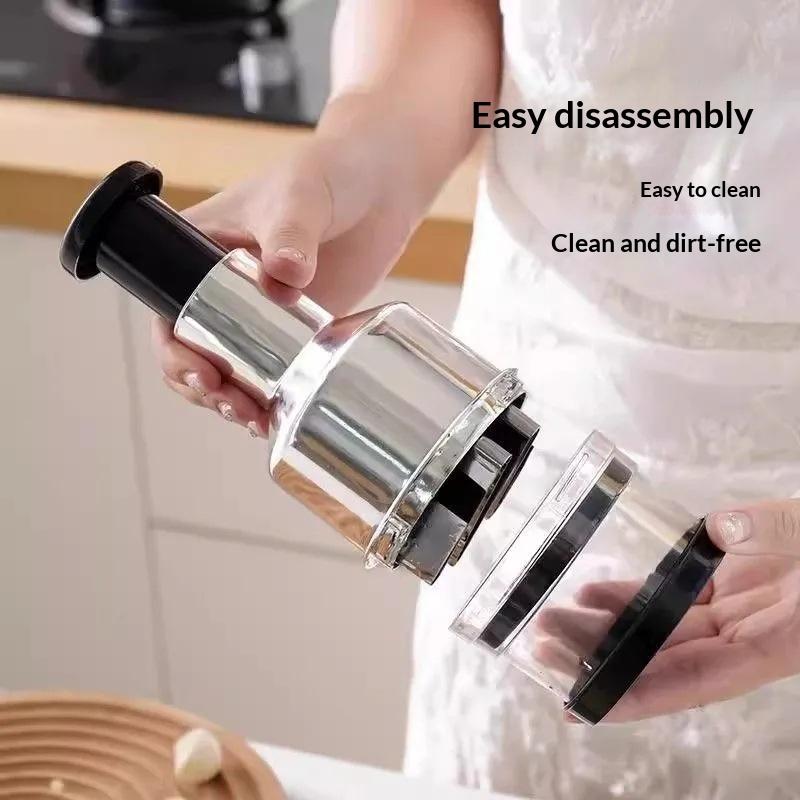 Manual Garlic Press - 304 Stainless Steel Manual Garlic Press