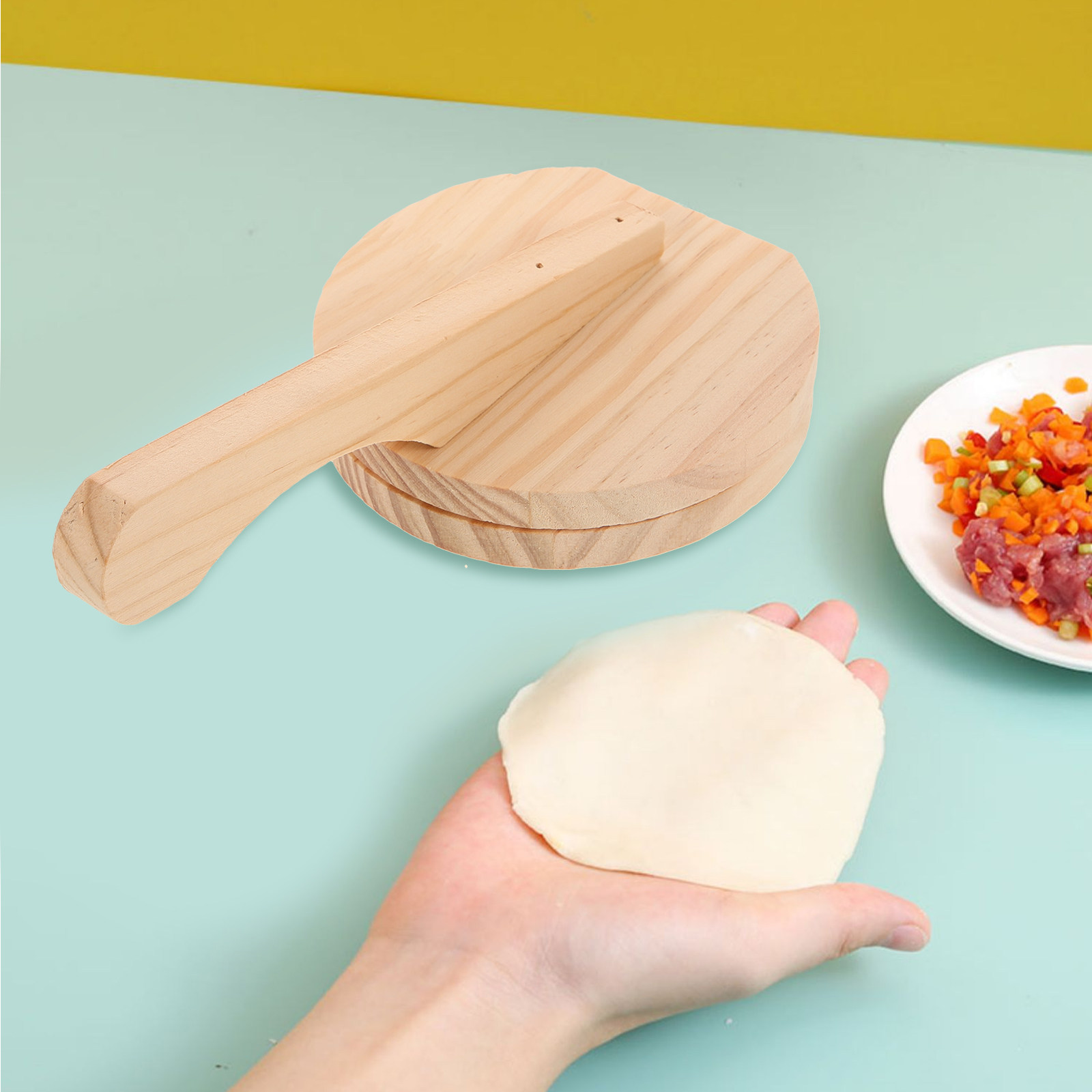 Wood Dumpling Press Compact Po - Kitchen Gadgets Save Time recension och pris