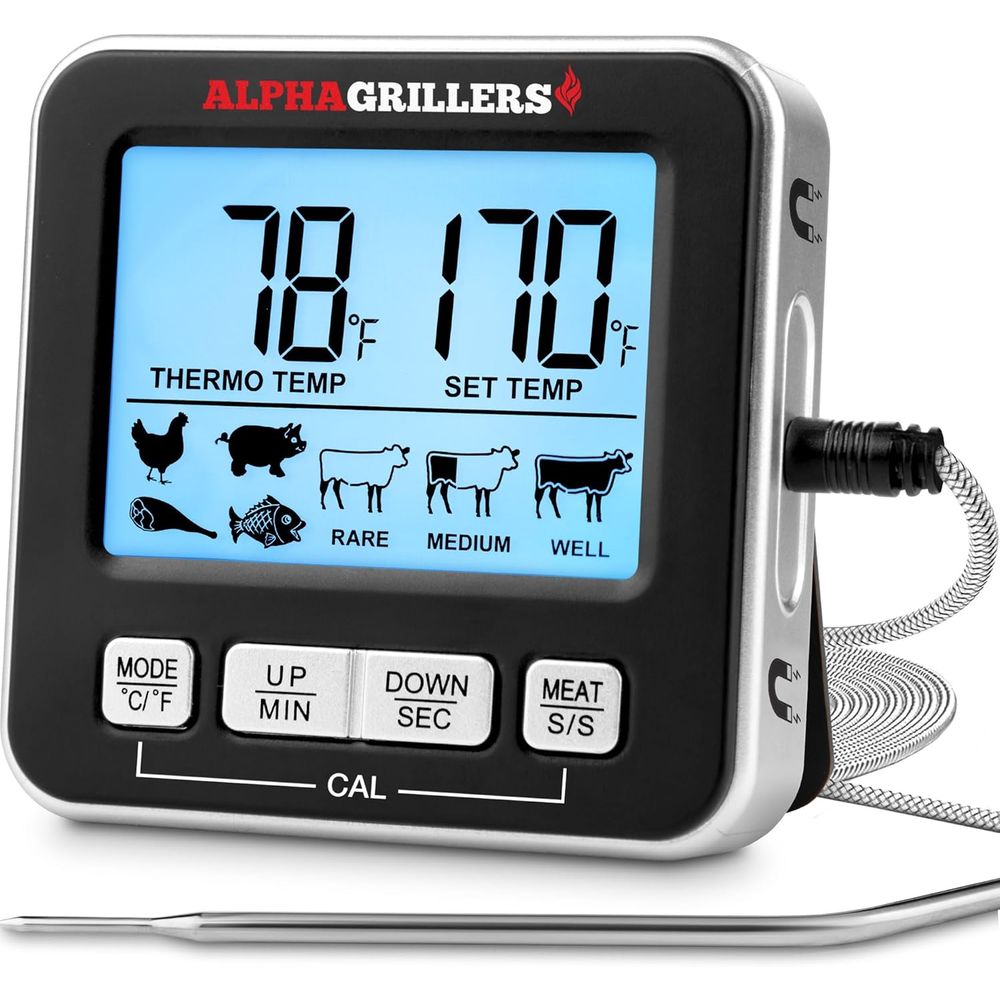 Digital Kitchen Oven Thermomet - Kitchen Timer Digital recension och pris