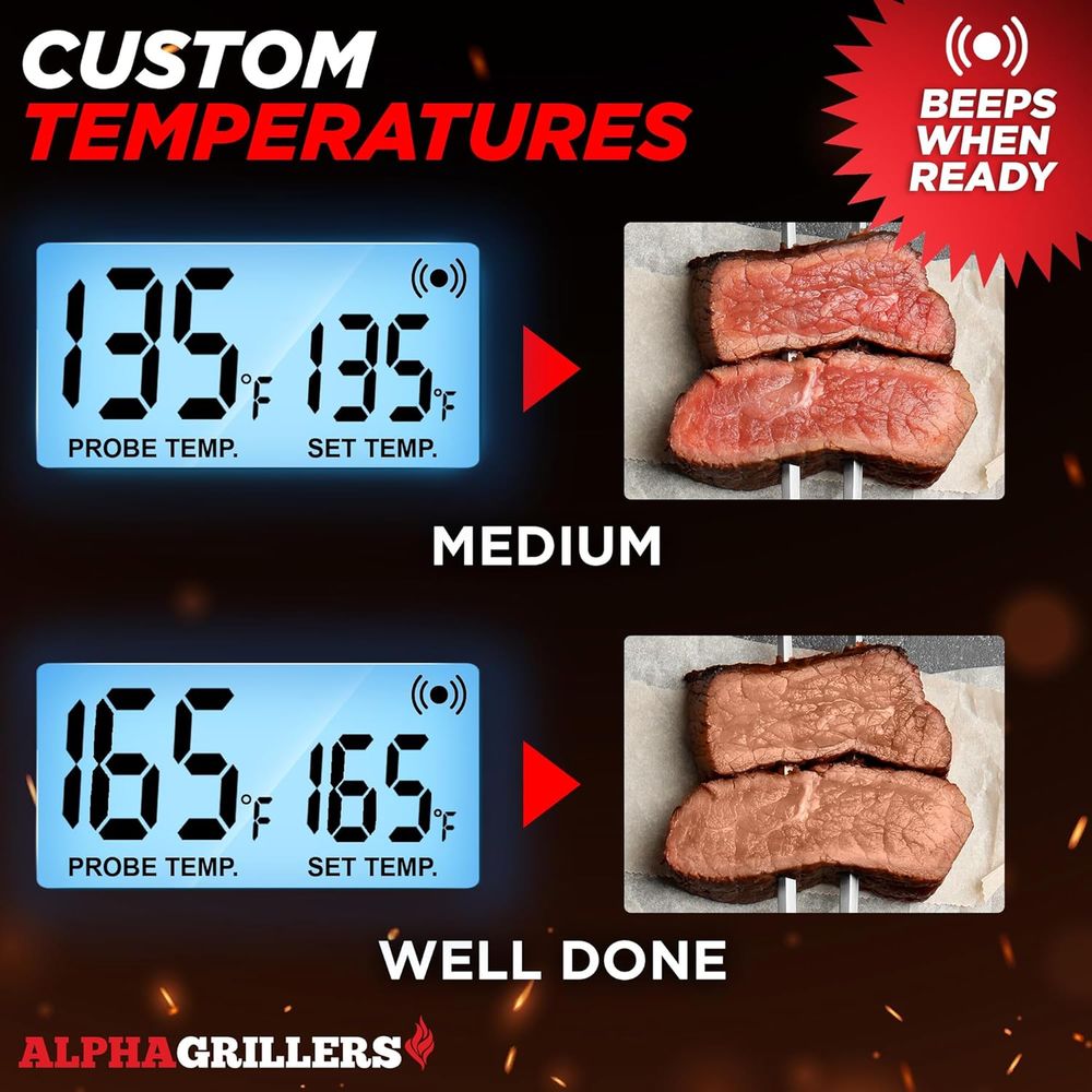 Digital Kitchen Oven Thermomet - Kitchen Timer Digital recension och pris