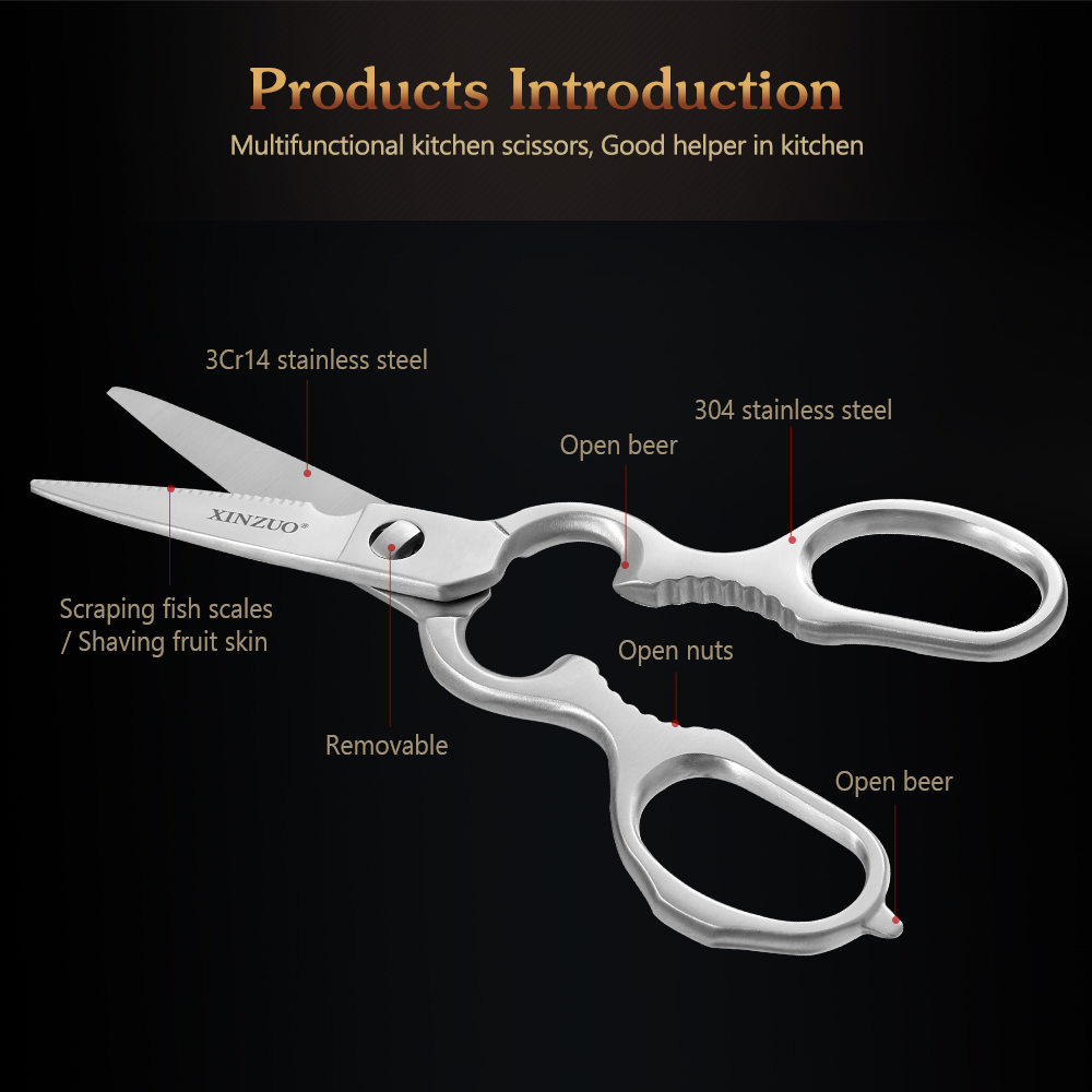 XINZUO Detachable Kitchen Scis - Kitchen Hand Gadgets recension och pris
