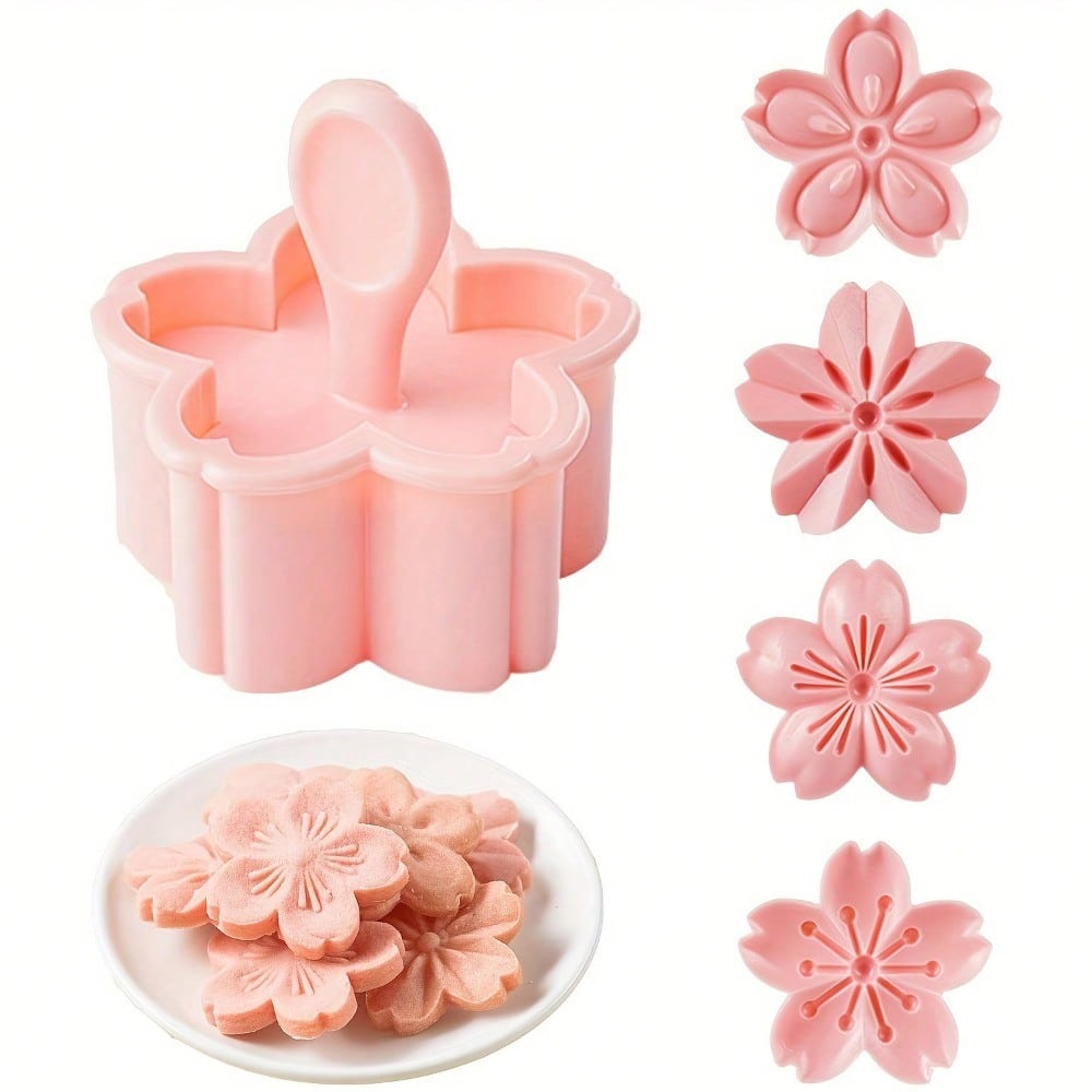 5pcs/set Cherry Blossom Cookie - Kitchen Hand Gadgets recension och pris