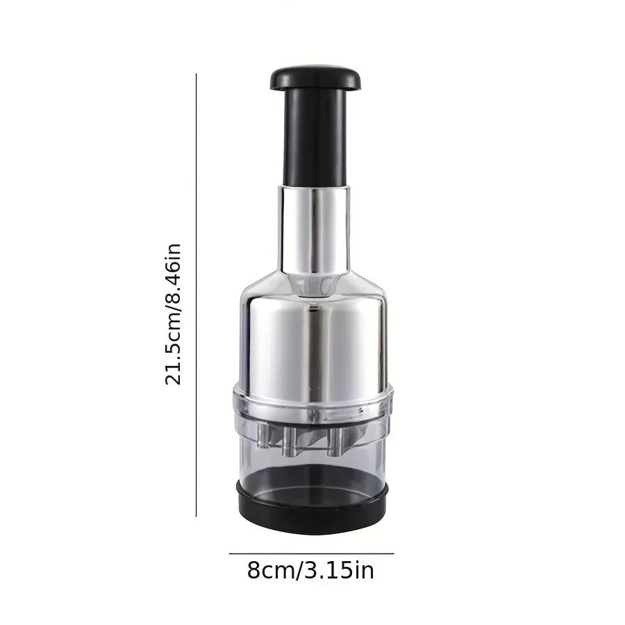 Stainless Steel Garlic Presser - Manual Garlic Press recension och pris