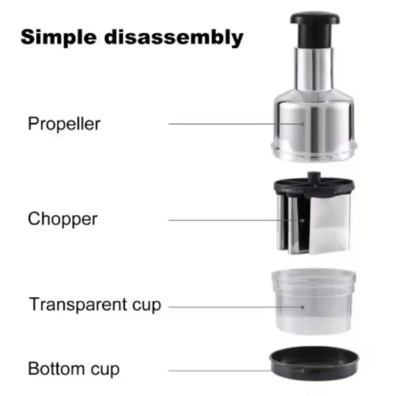 Stainless Steel Garlic Presser - Manual Garlic Press recension och pris