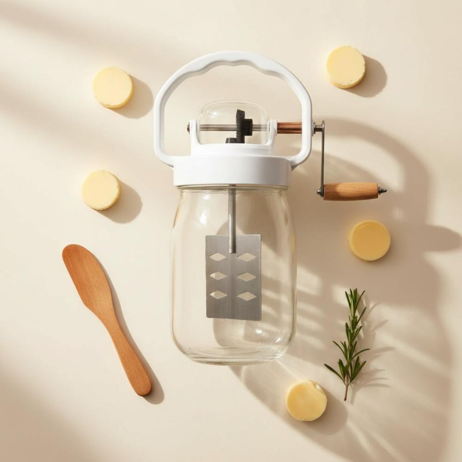 Manual Butter Churner Easy to  - Kitchen Hand Gadgets recension och pris