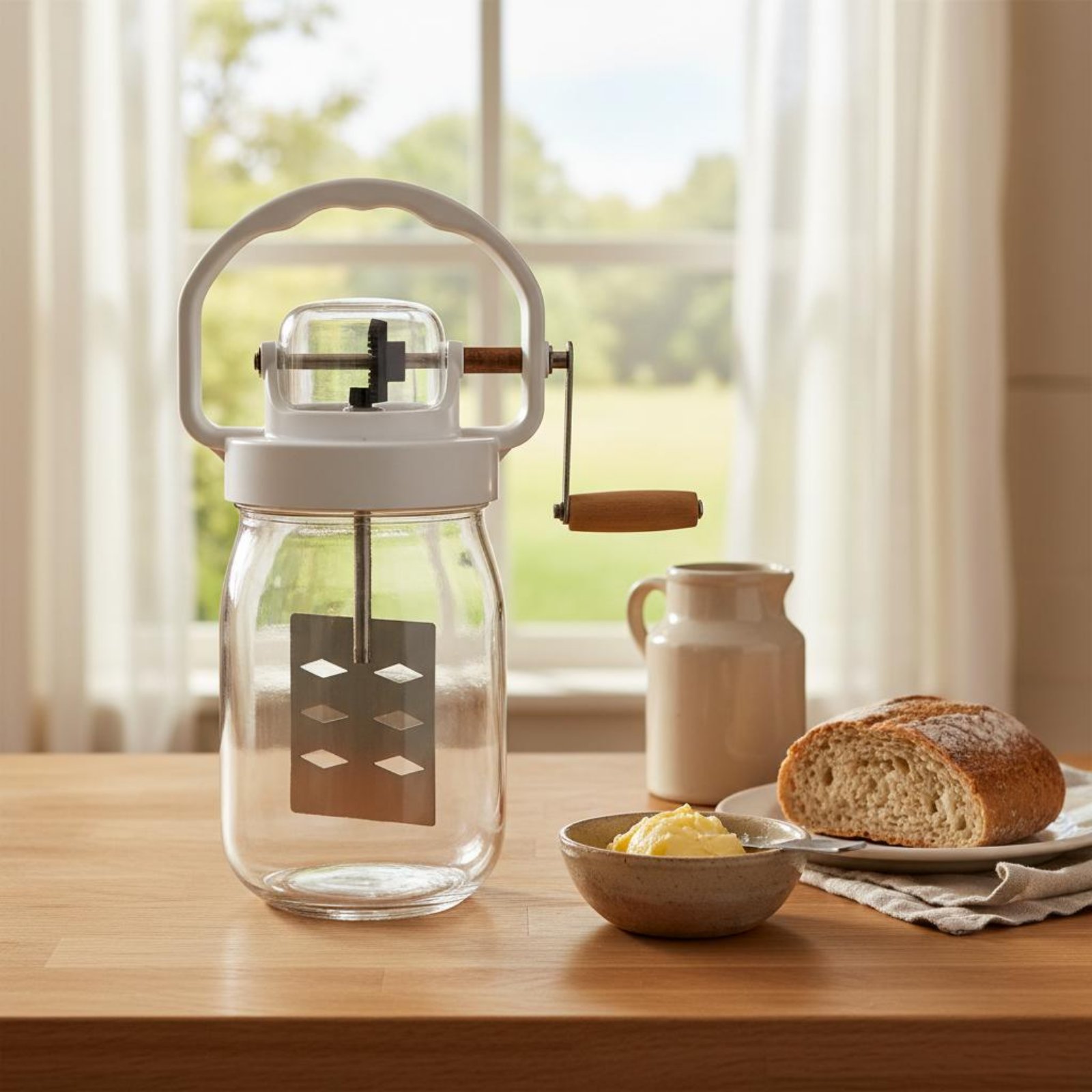 Manual Butter Churner Easy to  - Kitchen Hand Gadgets recension och pris