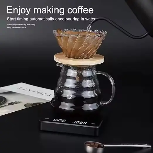 Mini Coffee Scale with Timer P - Kitchen Timer Digital recension och pris