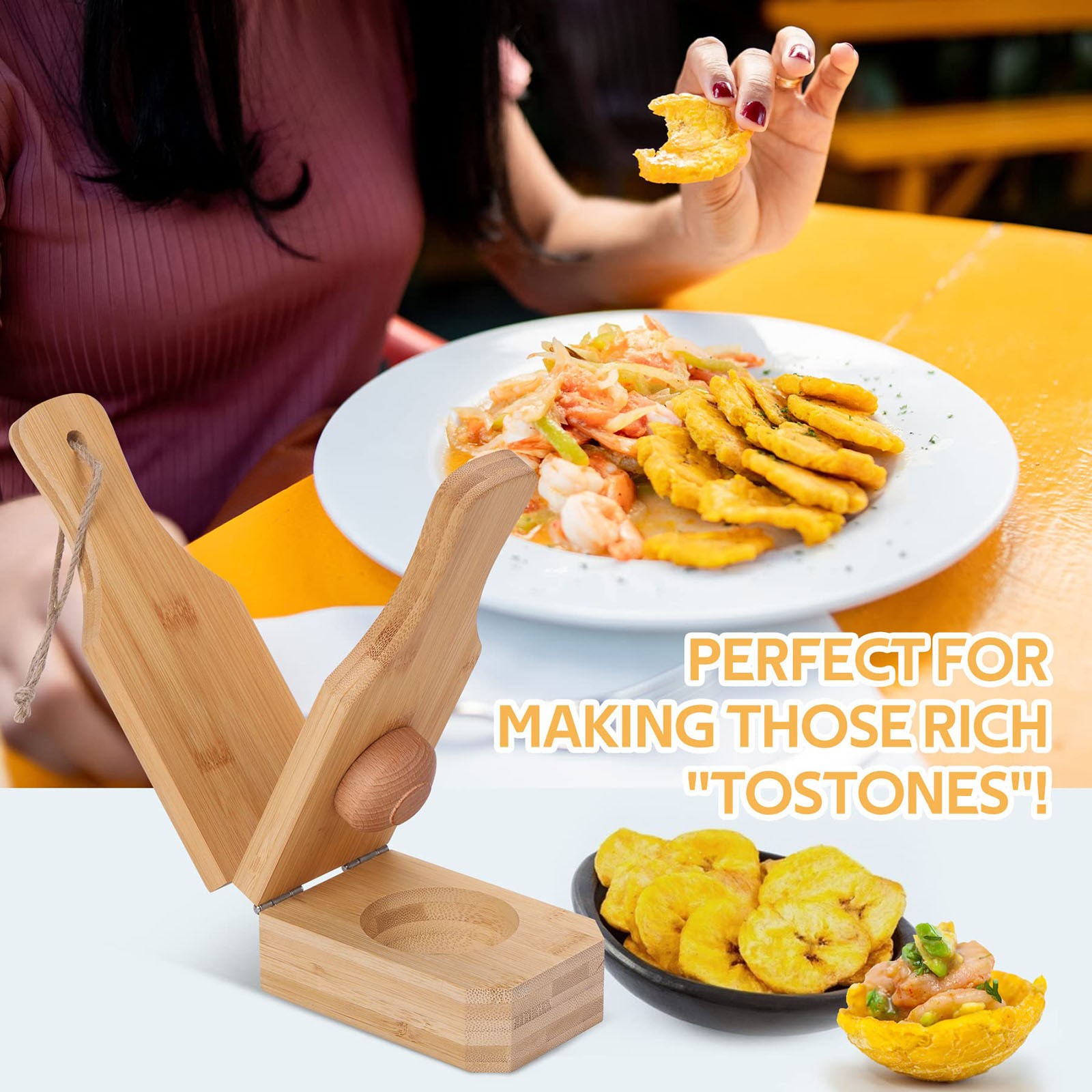 Banana Pancake Maker Hand Pres - Kitchen Hand Gadgets recension och pris