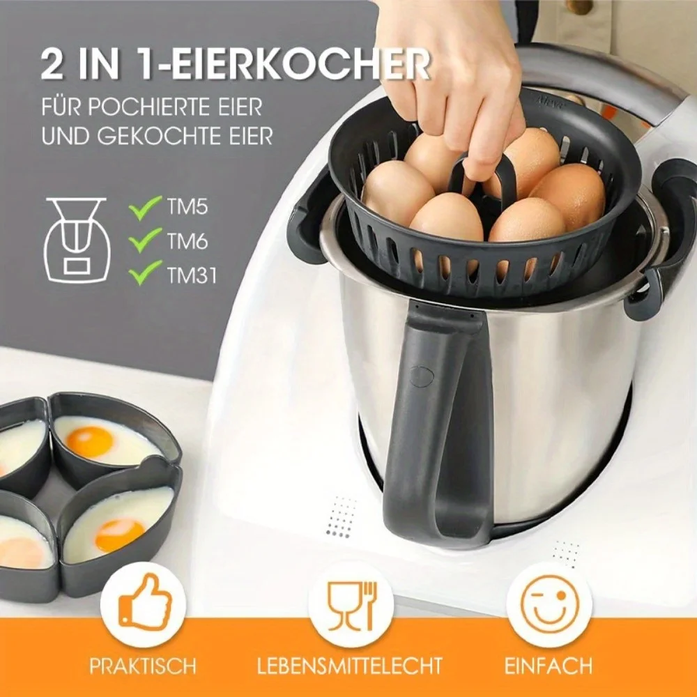 1pc Two-in-One Egg Holder for  - Kitchen Gadgets Thermomix recension och pris