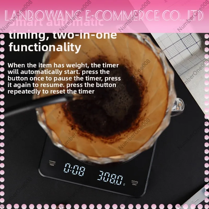 Rechargeable Coffee Scale 3kg/ - Kitchen Timer Digital recension och pris