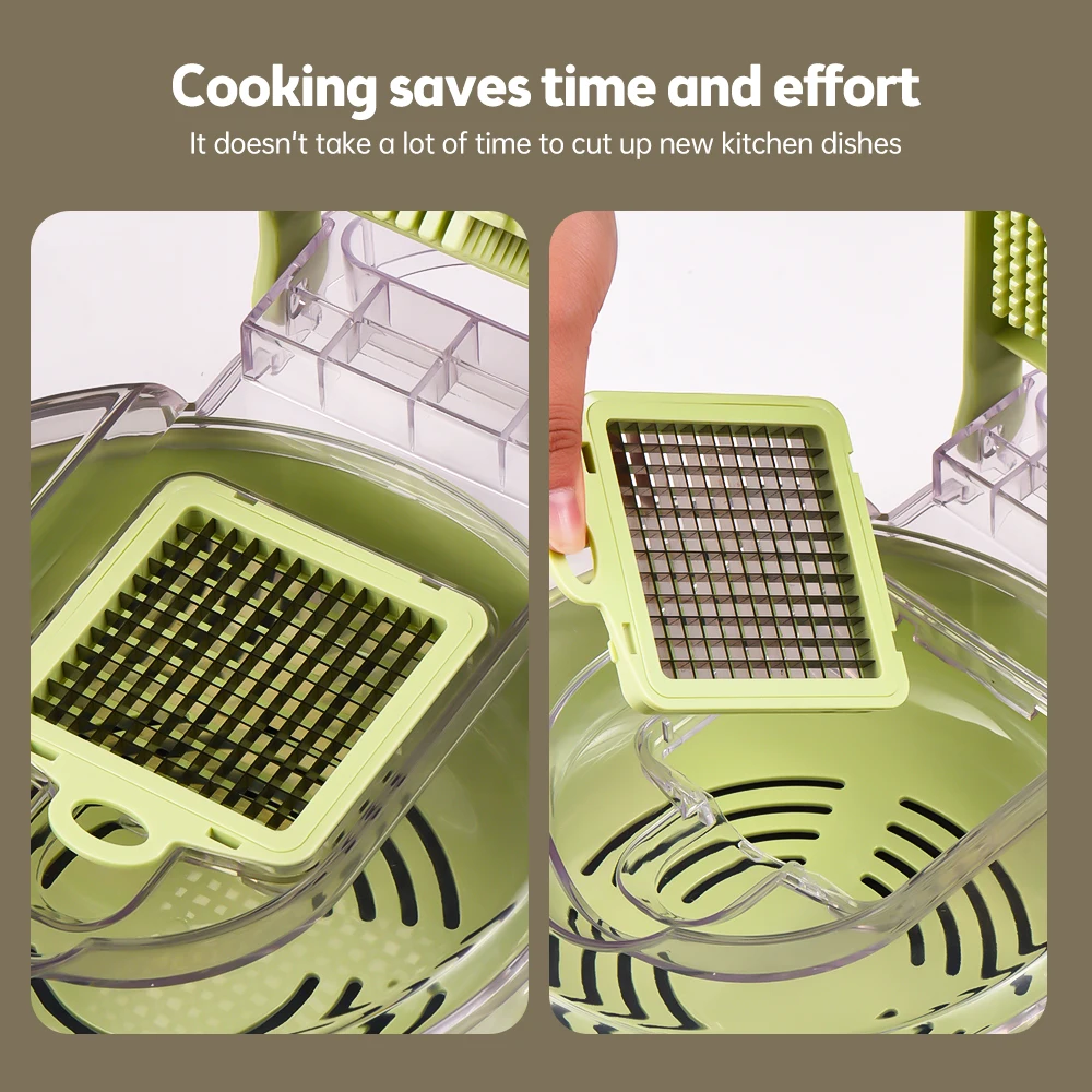 Vegetable Chopper with Contain - Kitchen Gadgets Save Time recension och pris
