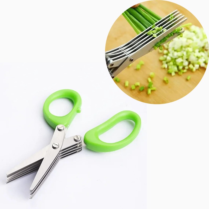 Time Saving Herb Scissors 5 Bl - Kitchen Gadgets Save Time recension och pris