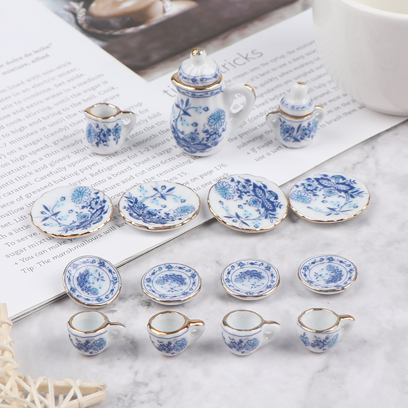 15Pcs 1:12 Miniature Porcelain - Kitchen Gadgets For Kids recension och pris