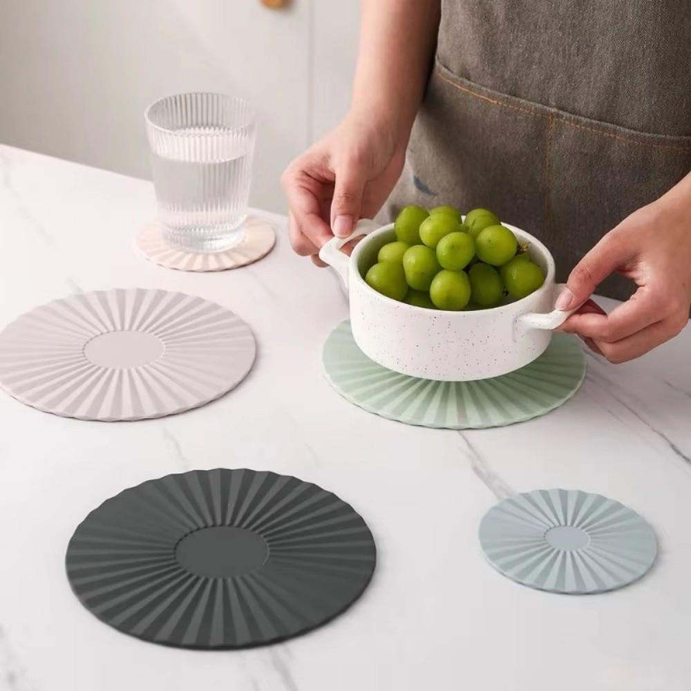 Ins Round Pot Pan Mat Silicone - Kitchen Gadgets Modern recension och pris