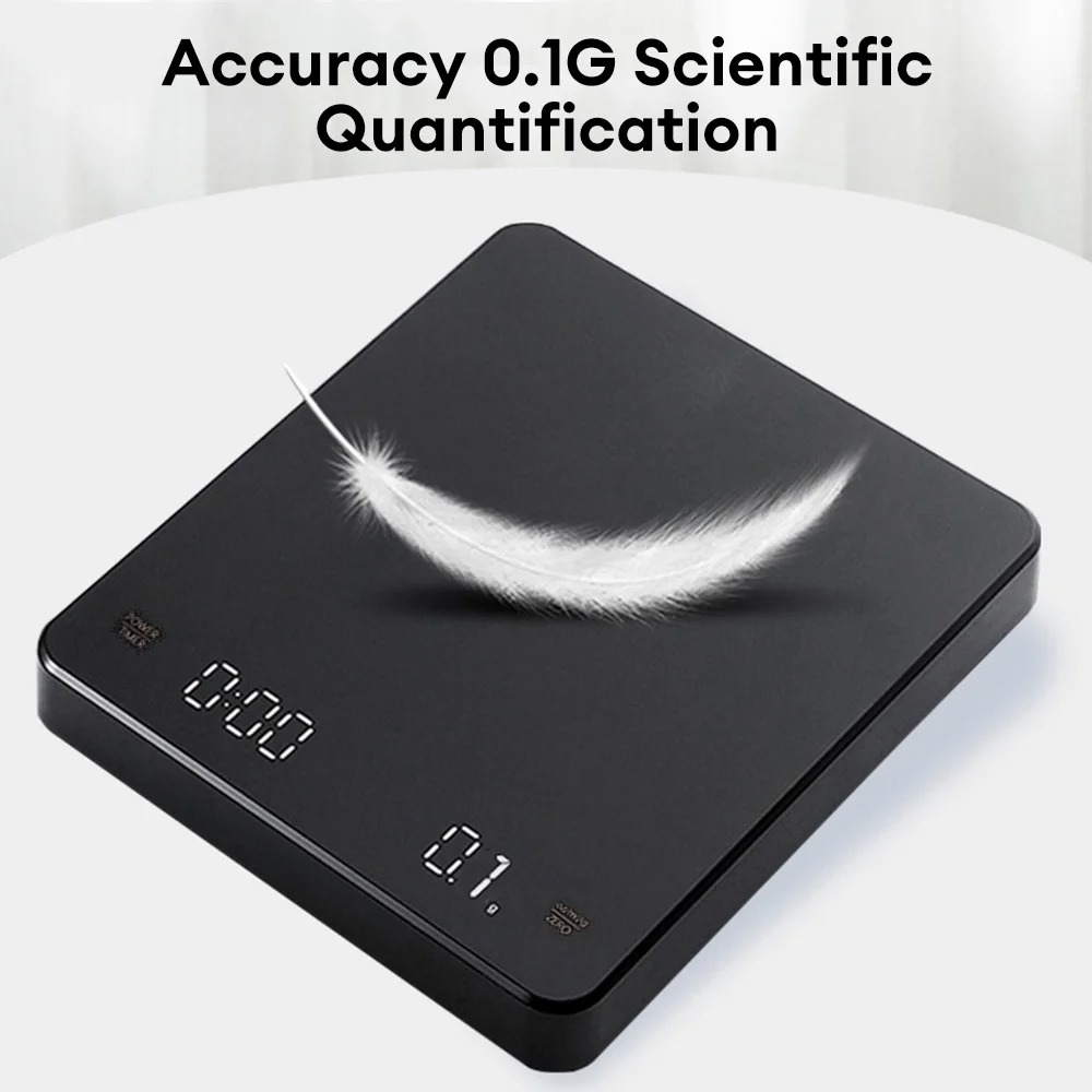 Digital Coffee Scale with Time - Kitchen Timer Digital recension och pris