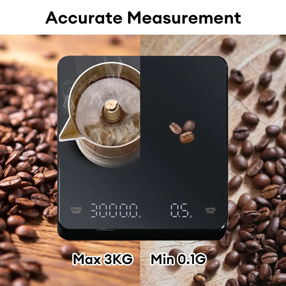 Digital Coffee Scale with Time - Kitchen Timer Digital recension och pris