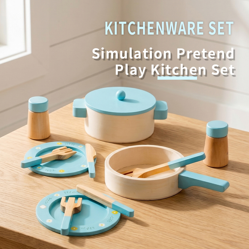 Wooden Kitchen Play Set for Ki - Kitchen Gadgets For Kids recension och pris