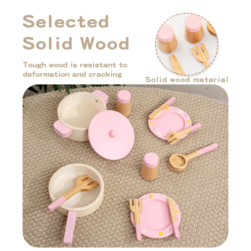 Wooden Kitchen Play Set for Ki - Kitchen Gadgets For Kids recension och pris