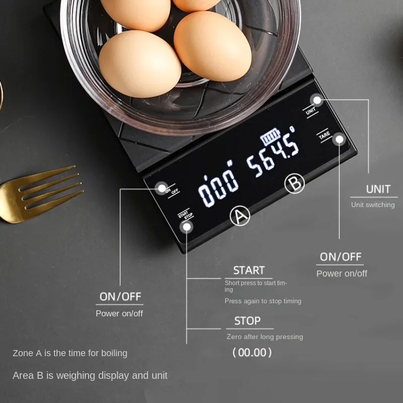 USB Charging Kitchen Coffee Sc - Kitchen Timer Digital recension och pris