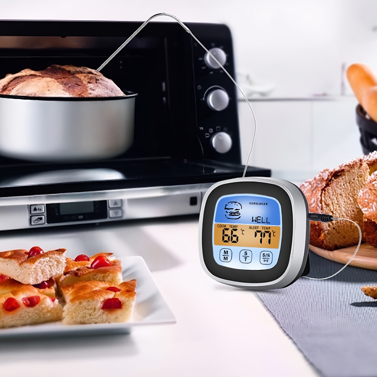 Digital Meat Thermometer BBQ T - Kitchen Timer Digital recension och pris