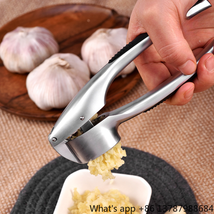 Zinc Alloy Garlic Press, Hand- - Kitchen Hand Gadgets recension och pris