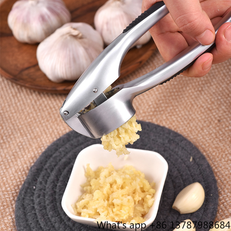 Zinc Alloy Garlic Press, Hand- - Kitchen Hand Gadgets recension och pris