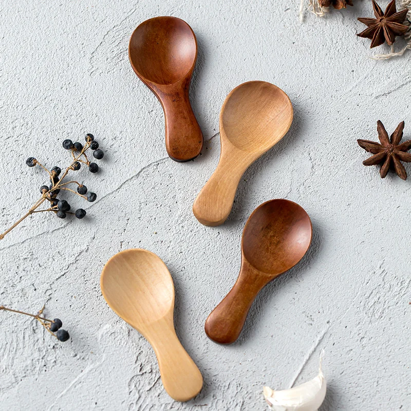 4Pcs Mini Wooden Spoons Small  - Kitchen Gadgets For Kids recension och pris