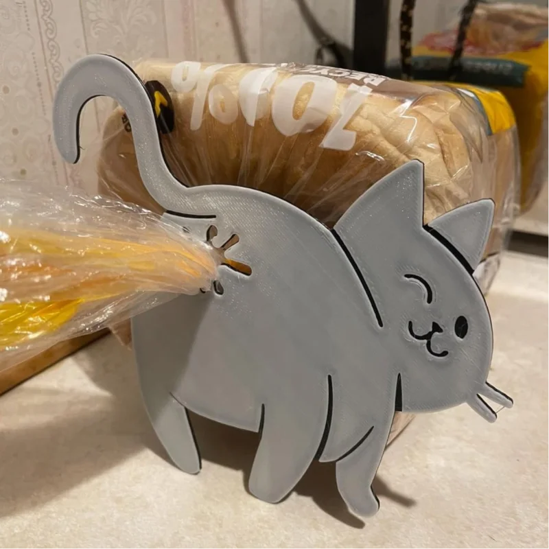 Bag Clips 3d Printed Cat Butt  - Kitchen Gadgets For Kids recension och pris