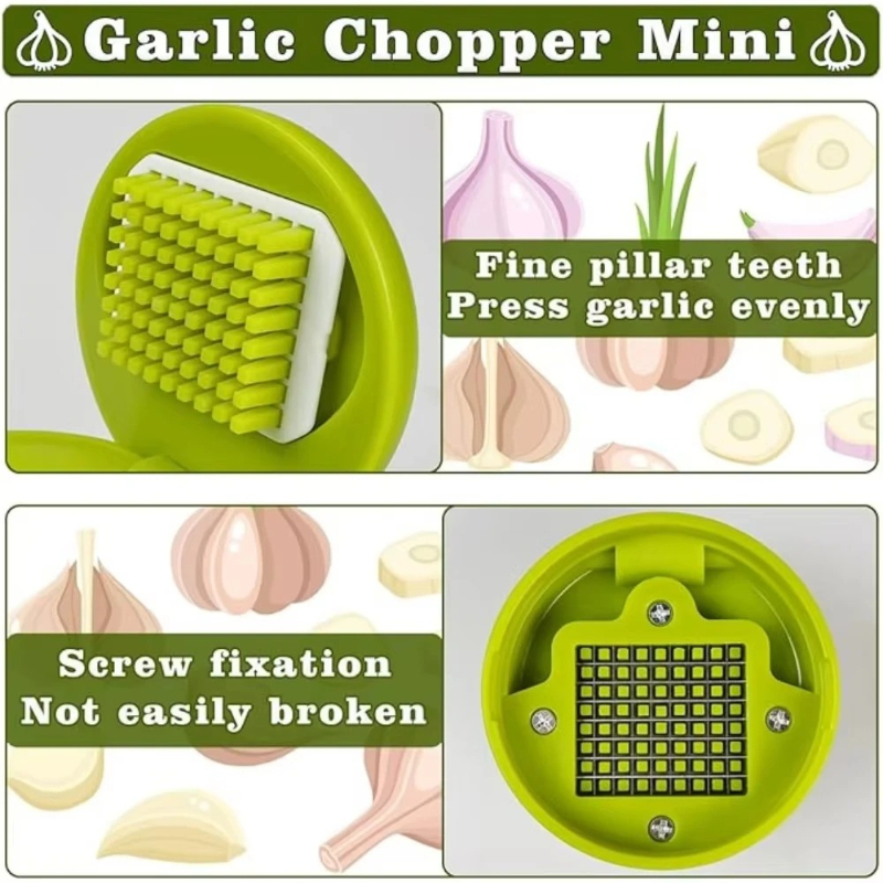 Garlic Press Chopper Manual Ga - Manual Garlic Press recension och pris