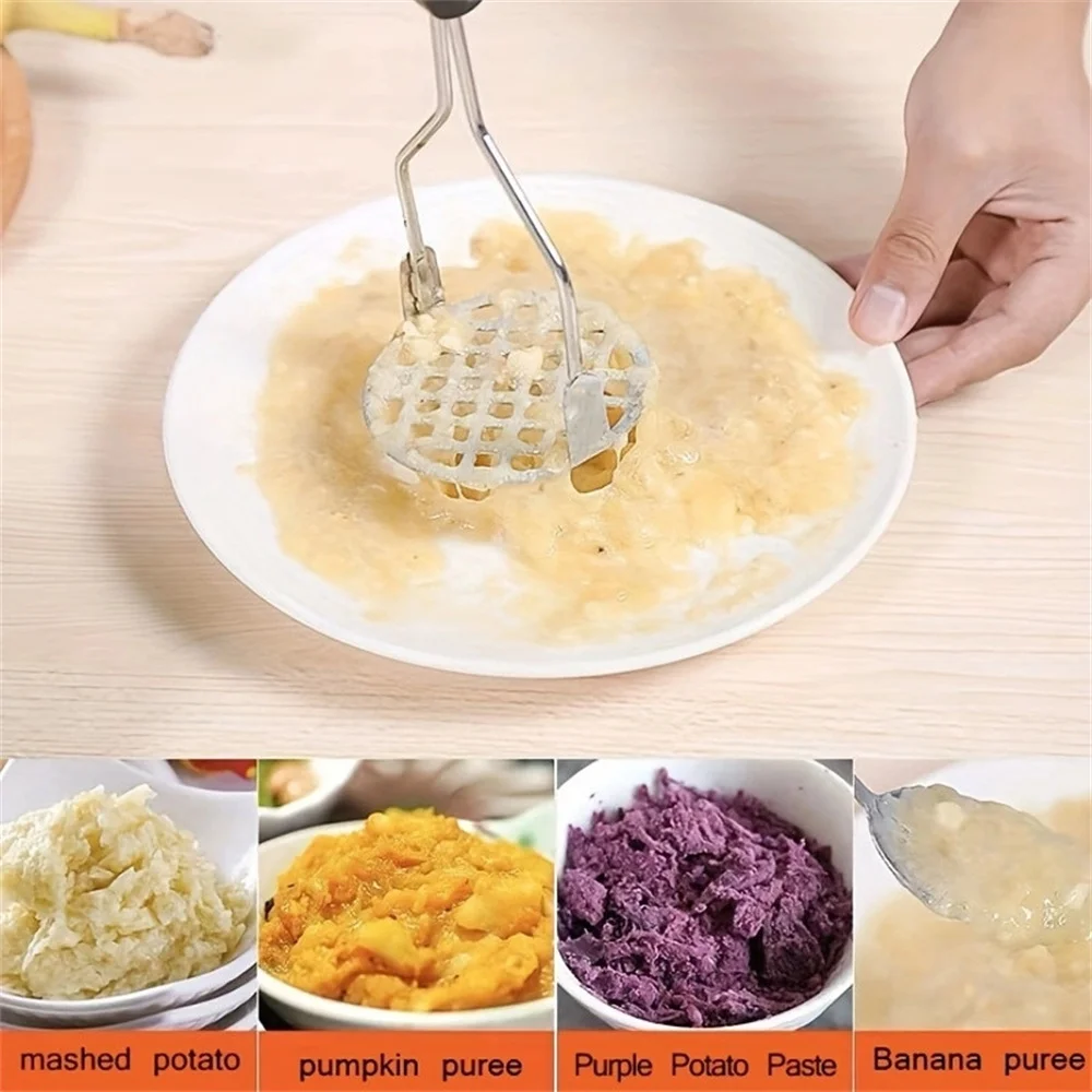 Stainless Steel Potato Masher  - Kitchen Gadgets For Kids recension och pris