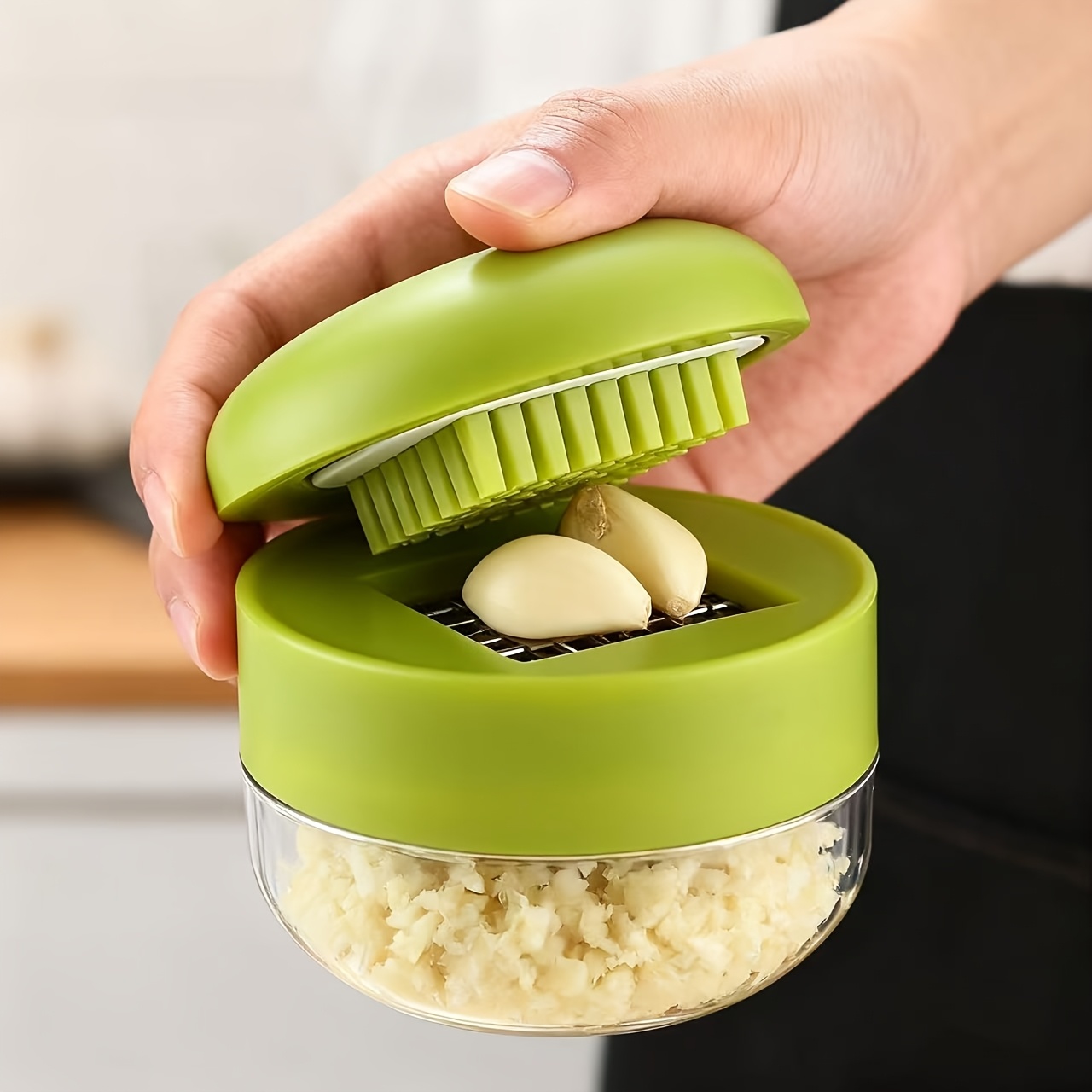 1-Piece Garlic Chopper Manual  - Manual Garlic Press recension och pris
