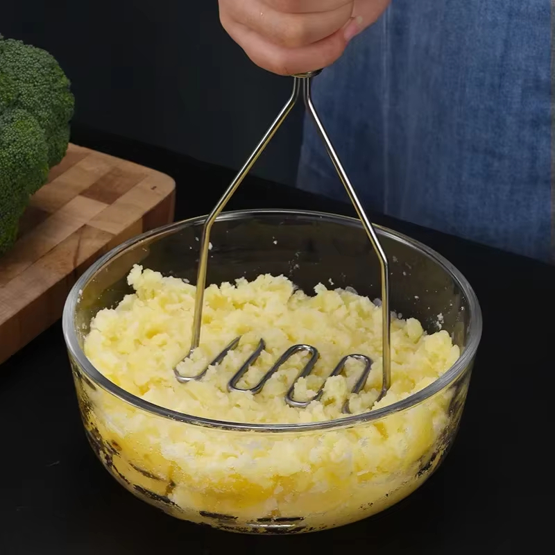 Stainless Steel Potato Masher  - Kitchen Gadgets For Kids recension och pris