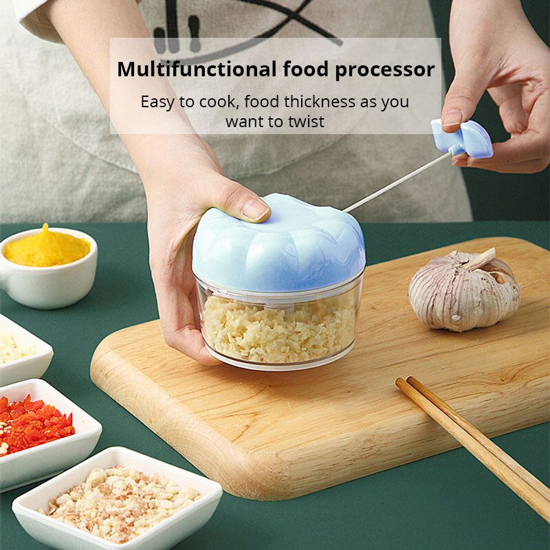 1pc Blue/Pink Manual Garlic Ma - Kitchen Hand Gadgets recension och pris