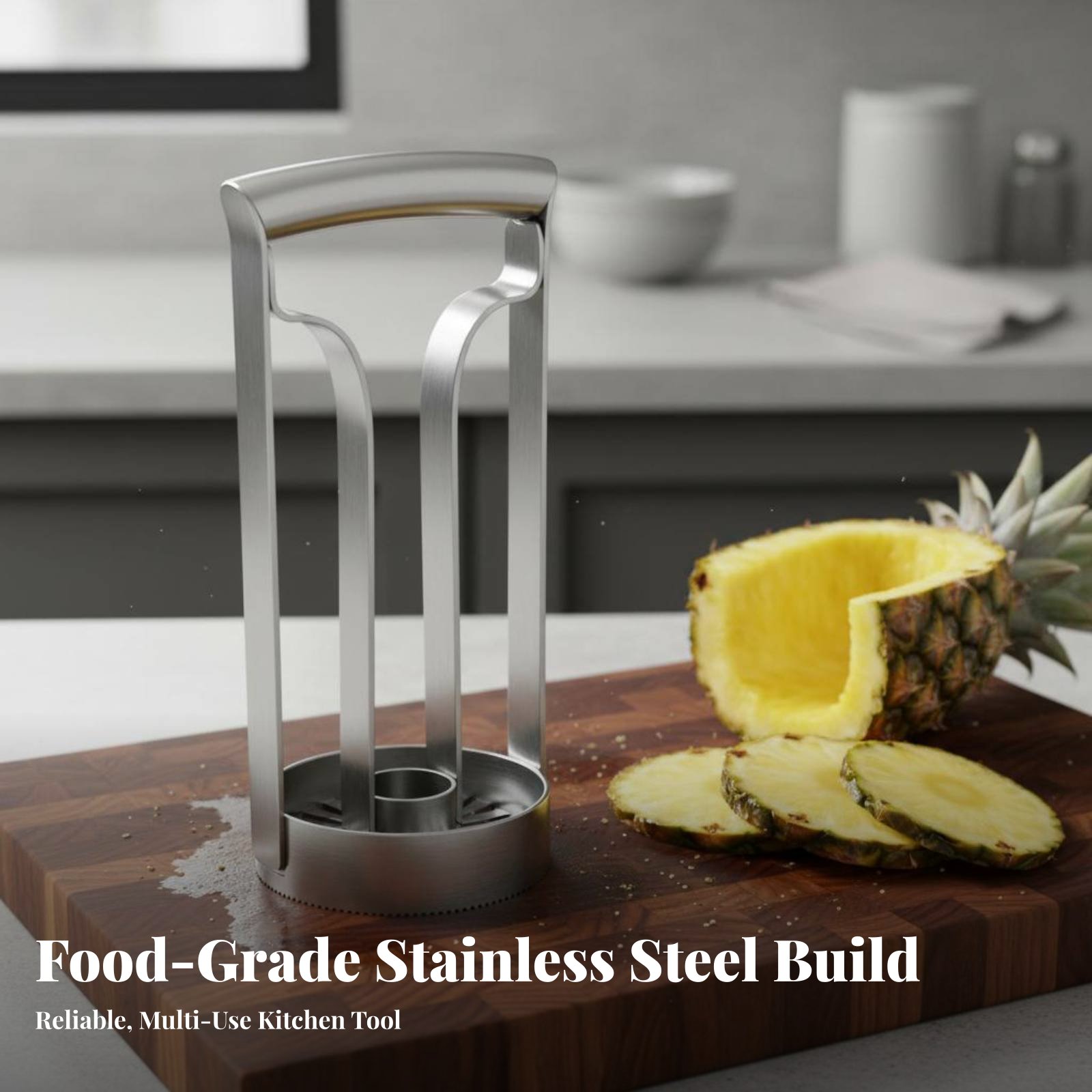 Stainless Steel Pineapple Cutt - Kitchen Gadgets Save Time recension och pris