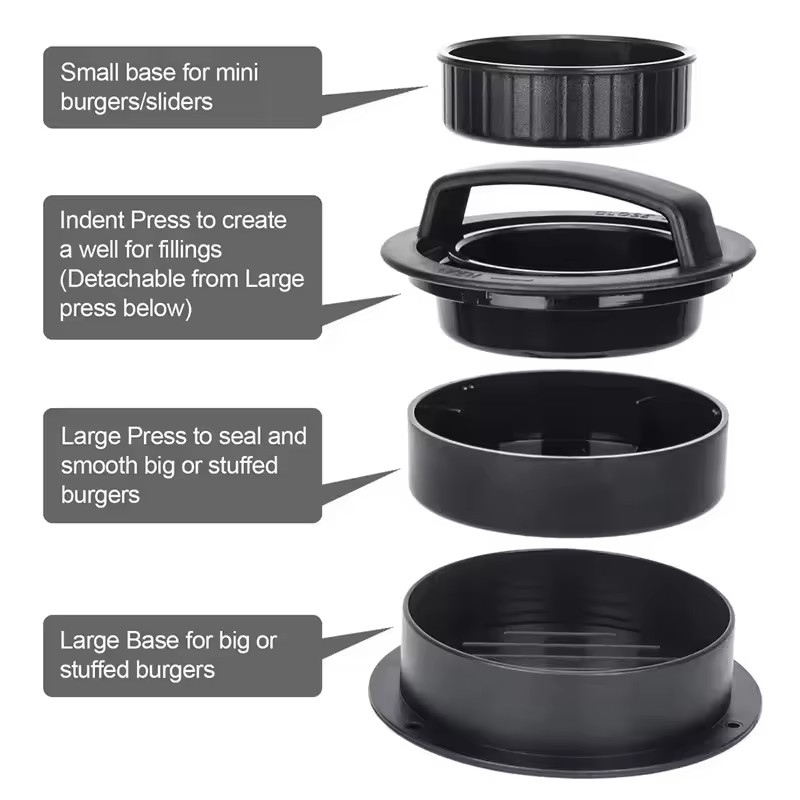 2026 3-in-1 Non-Stick Hamburge - Kitchen Gadgets Modern recension och pris