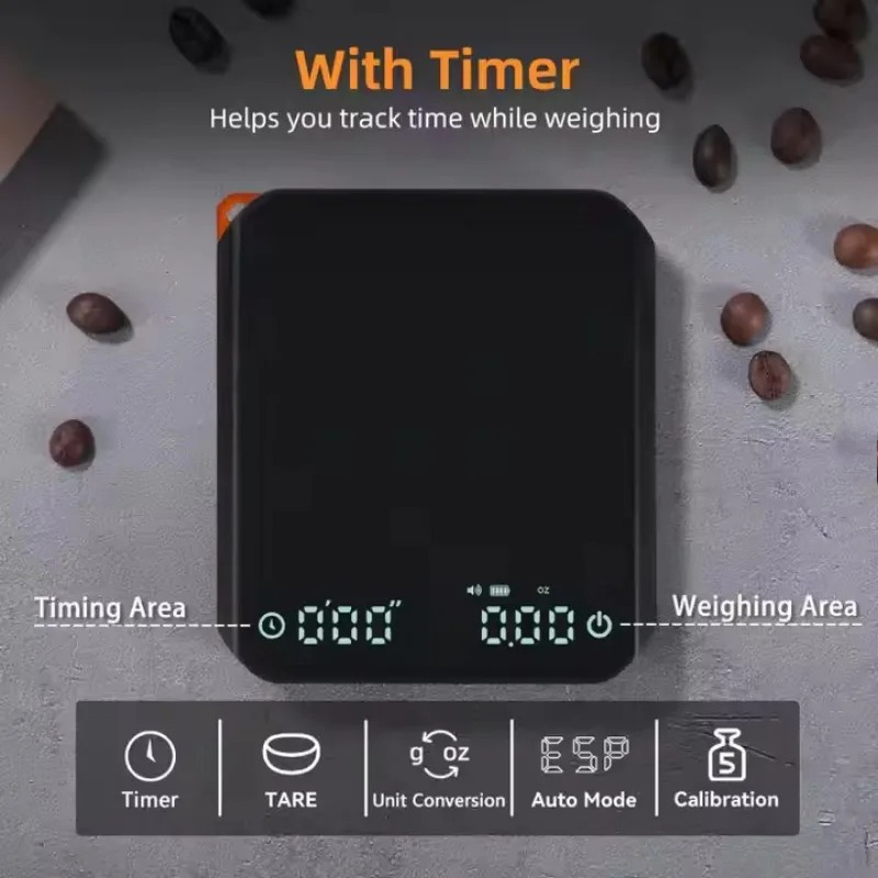 KitchenMini Coffee Scale with  - Kitchen Timer Digital recension och pris
