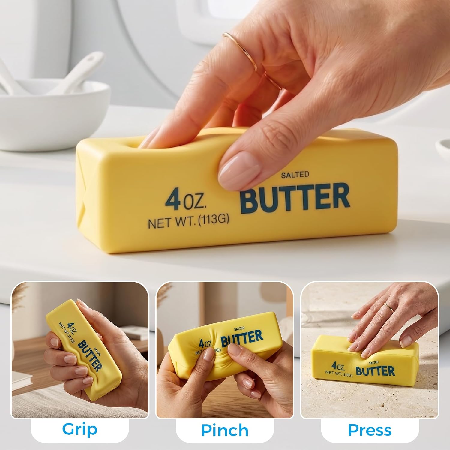 New Soft Slow Rebound Butter S - Kitchen Room Gadgets recension och pris