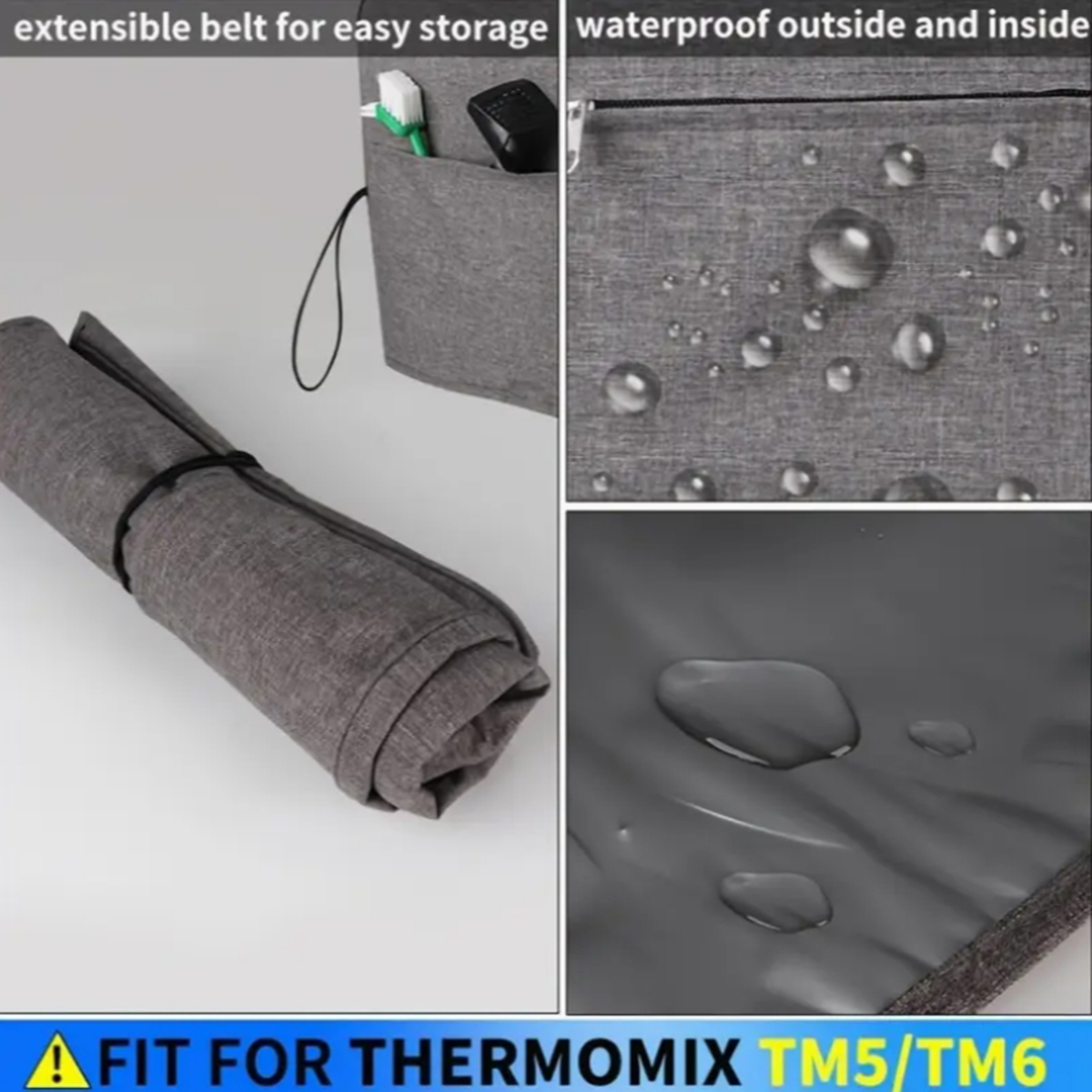 Grey Oxford Cloth Thermomix TM - Kitchen Gadgets Thermomix recension och pris