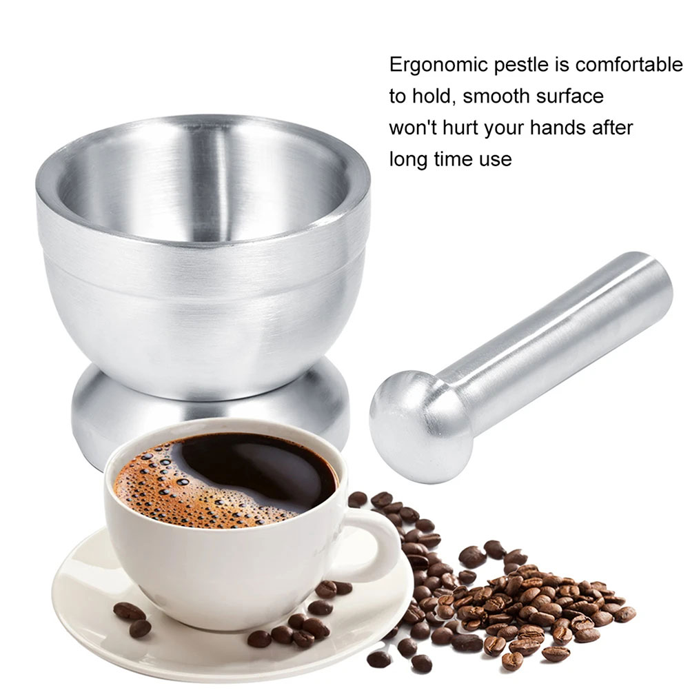 Mortar Pestle Set,Stainless St - Manual Garlic Press recension och pris