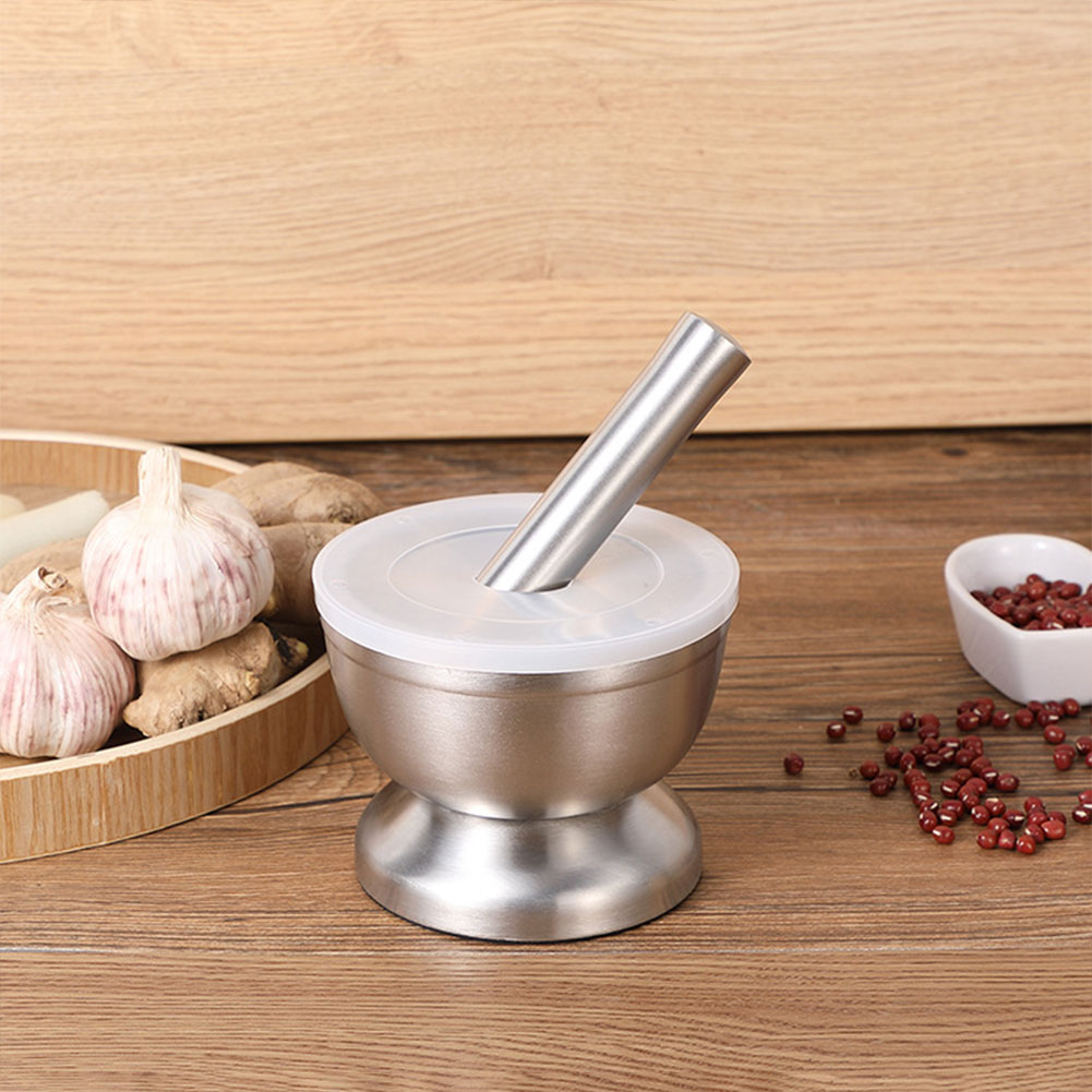 Mortar Pestle Set,Stainless St - Manual Garlic Press recension och pris