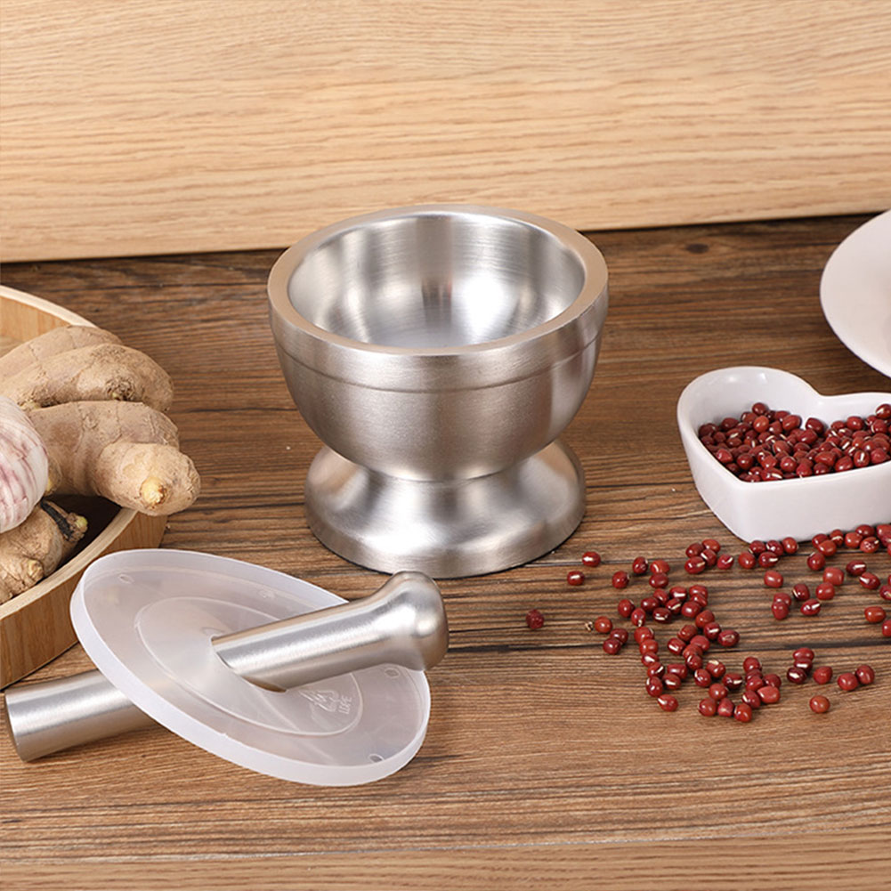Mortar Pestle Set,Stainless St - Manual Garlic Press recension och pris