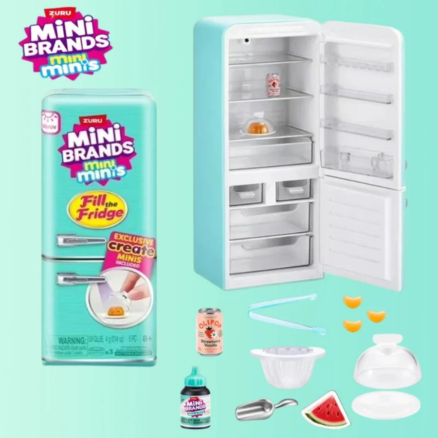 ZURU 5 Surprise Mini Fridge Ba - Kitchen Gadgets For Kids recension och pris